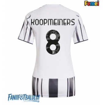 Juventus Teun Koopmeiners #8 Tricou Fotbal Replică 2025-26 Femei Acasa